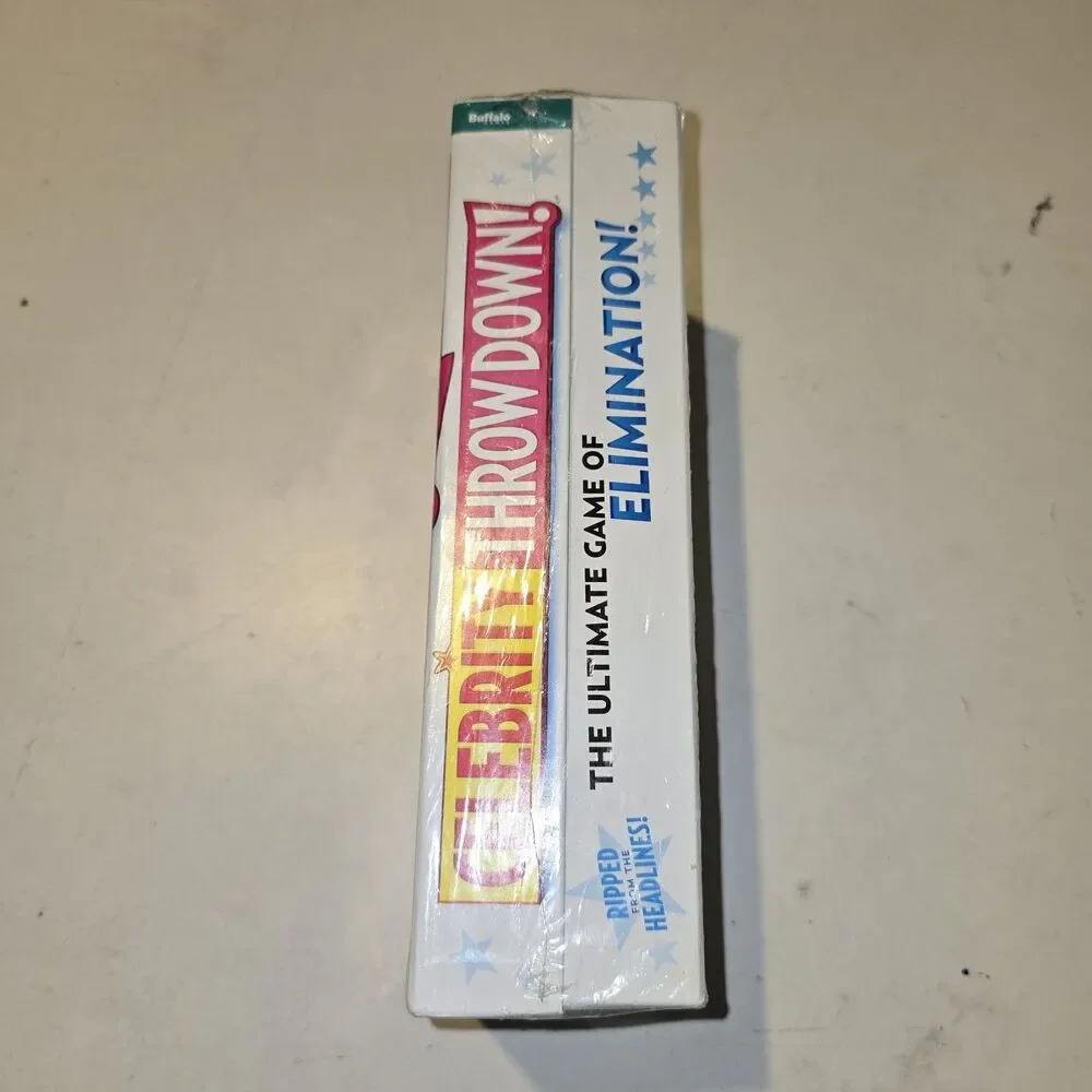Celebrity Throw Down Board Game From Buffalo New Sealed